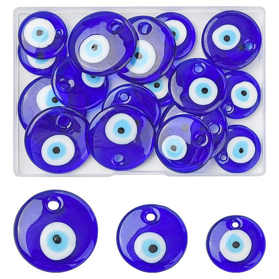 18 шт. 3 стили подвески ручной работы от сглаза в стиле лэмпворк