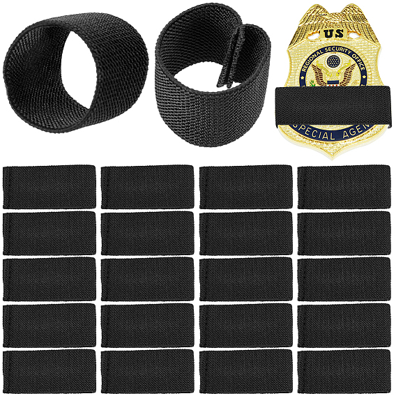 Cintas de poliéster con velcro, cintas mágicas, con cinta elástica