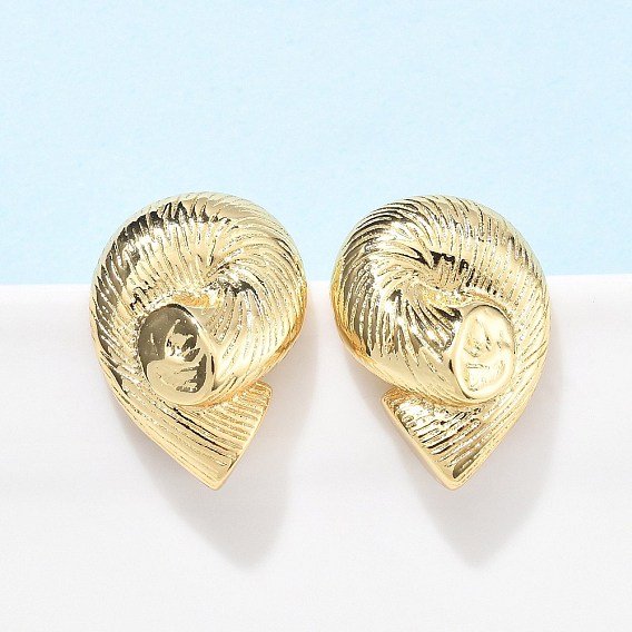 Латунь серьги, раковина