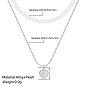 Винтажное двухслойное ожерелье с подвеской из жемчуга - модно, персонализированное ожерелье с жемчужным сердцем, набор из 2.