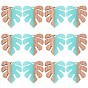Resin & Wood Pendants, Tropical Leaf Charms, Monstera Leaf Pendant
