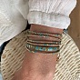 Богемные браслеты из стеклянного бисера для женщин
