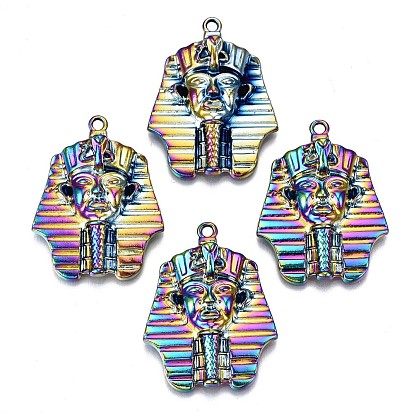 Plated Alloy Pendants, Cadmium Free & Lead Free, Pharaoh