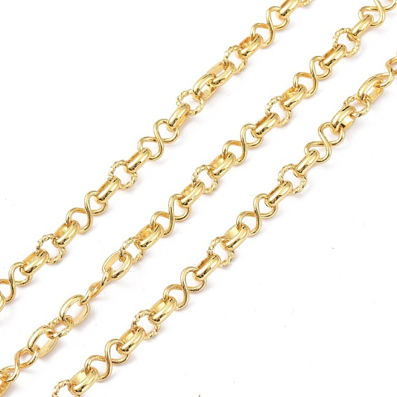 Латунные кабельные цепи, с катушкой, несварные, бесконечность