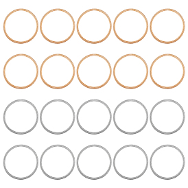 20шт 2 цвета стальная проволока пружина растягивающиеся браслеты набор, гитарные струнные браслеты для женщин