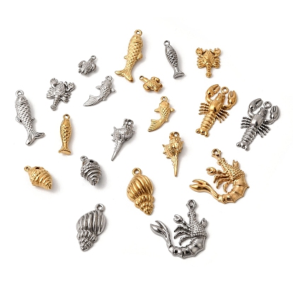 Подвески из нержавеющей стали 304, золотистые/нержавеющие цвета