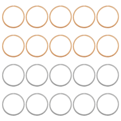 20шт 2 цвета стальная проволока пружина растягивающиеся браслеты набор, гитарные струнные браслеты для женщин