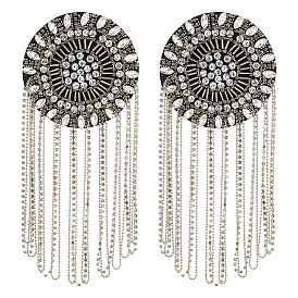 2 шт. железные, стеклянные и полиэстеровые эполеты аксессуары для костюмов