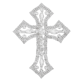 1декор из сплава стекла и креста из ПК, для аксессуаров для одежды