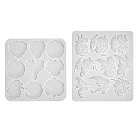 Flying Dragon Pendant Decoration Silicone Mold, Resin Casting Molds, for UV Resin, Epoxy Resin Craft Making