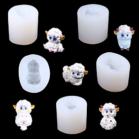 Scented Candle Molds, Sheep Silicone Molds