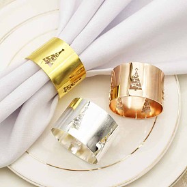 Hotel Supplies Christmas Tree Napkin Ring Metal Gold Plated Napkin Ring Buckle Cloth Ring