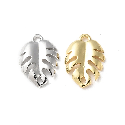 Латунные подвески, лист прелести, без свинца и без кадмия, долговечный