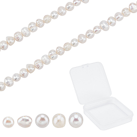SUNNYCLUE Natural Cultured Freshwater Pearl Beads Strands, Potato