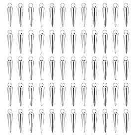 60 шт. 201 подвески из нержавеющей стали, конус прелести