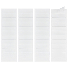 4 Feuilles de ruban adhésif antidérapant en silicone, rectangle