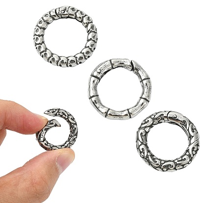 3шт. 3 варианты исполнения 316 кольца для задвижек из текстурированной хирургической нержавеющей стали, кольцо