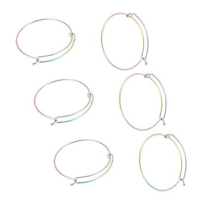 Unicraftale регулируемое вакуумное покрытие pvd 304 изготовление расширяемого браслета из нержавеющей стали