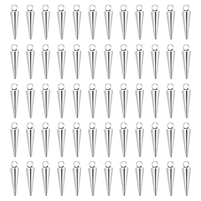 60 шт. 201 подвески из нержавеющей стали, конус прелести