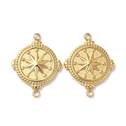 304 подвески из нержавеющей стали, плоский круглый со звездочками