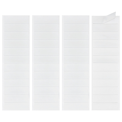 4 Feuilles de ruban adhésif antidérapant en silicone, rectangle