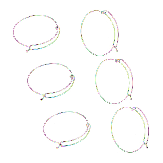 Unicraftale réglable PVD placage sous vide 304 fabrication de bracelets extensibles en acier inoxydable