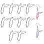 10Pcs Hollow 304 Stainless Steel Pendants, Map Charm