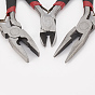 45# Carbon Steel Jewelry Plier Sets, including Wire Cutter Plier, Mini Wire Cutter Plier and Side Cutting Plier