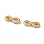 Rack Plating Zinc Alloy Connector Charms, Long-Lasting Plated, Infinity Links