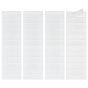 4 Sheets Silicone Anti-slip Grip Tape, Rectangle