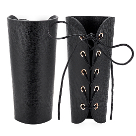 Регулируемые браслеты из искусственной кожи с пряжками из сплава, перчатка браслет, манжета на запястье