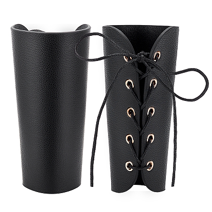 Регулируемые браслеты из искусственной кожи с пряжками из сплава, перчатка браслет, манжета на запястье