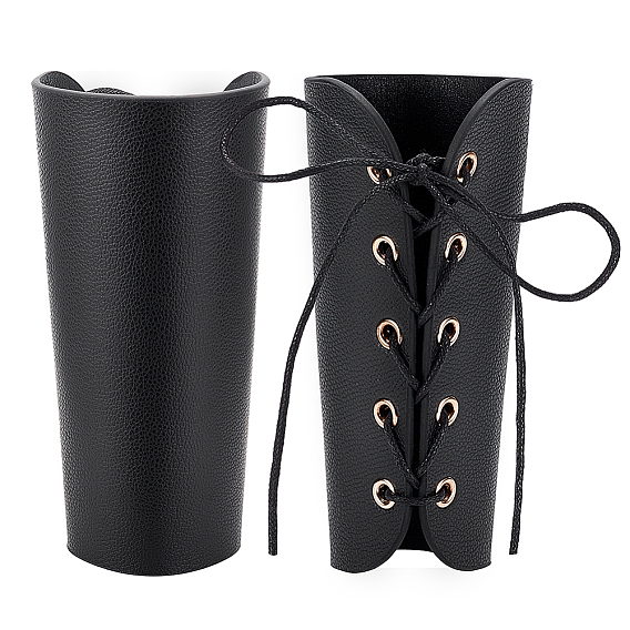 Регулируемые браслеты из искусственной кожи с пряжками из сплава, перчатка браслет, манжета на запястье