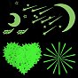 DIY Luminous Patch Wall Stickers, Fluorescent Glow In The Dark Kids Bedroom Decal, Home Decor, Star & Moon