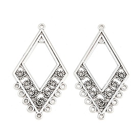 Сплав люстра компонента ссылки тибетском стиле, ромб