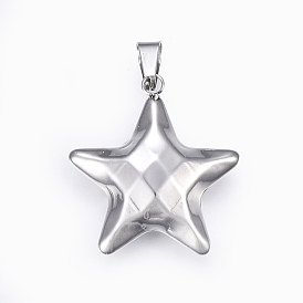 304 Stainless Steel Pendants, Star