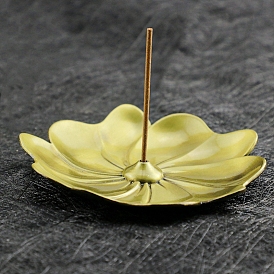 Flower Alloy Incense Burners, Incense Holders, Home Office Teahouse Zen Buddhist Supplies