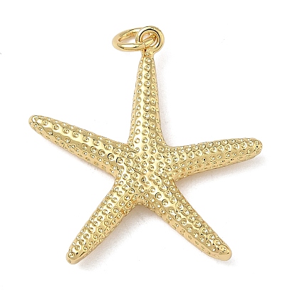 Латунные подвески, прелести морская звезда, с целью перехода в кольце