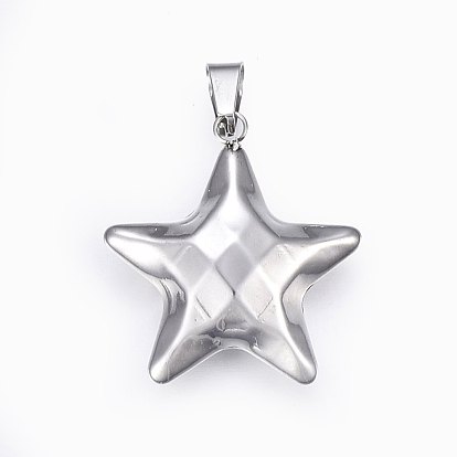 304 Stainless Steel Pendants, Star