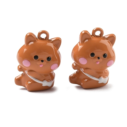 Подвески из сплава краски для выпечки, собака прелести