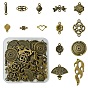 60шт 15 стили подвески из сплава в тибетском стиле, разнообразные