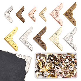 154шт 11 стиль сплава и железа уголки защитные для ноутбука, фоторамки, альбом