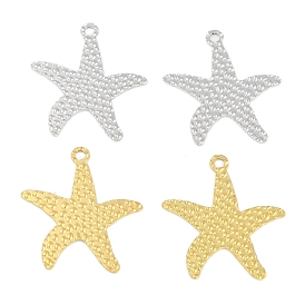 304 подвески из нержавеющей стали, очарование морской звезды
