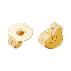 Brass Ear Nuts, Butterfly Earring Backs for Post Earrings, Long-Lasting Plated, Cadmium Free & Nickel Free & Lead Free