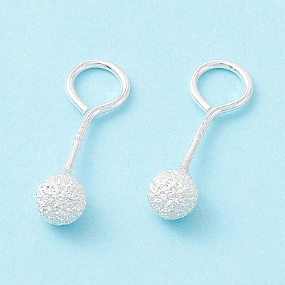 Текстурированный крошечный шарик 999 изящные серебряные серьги-пусеты, изысканные минималистичные серьги для девушек