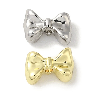 Crémaillère perles en alliage placage, sans cadmium et sans nickel et sans plomb, bowknot