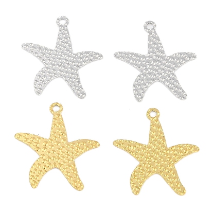 304 подвески из нержавеющей стали, очарование морской звезды