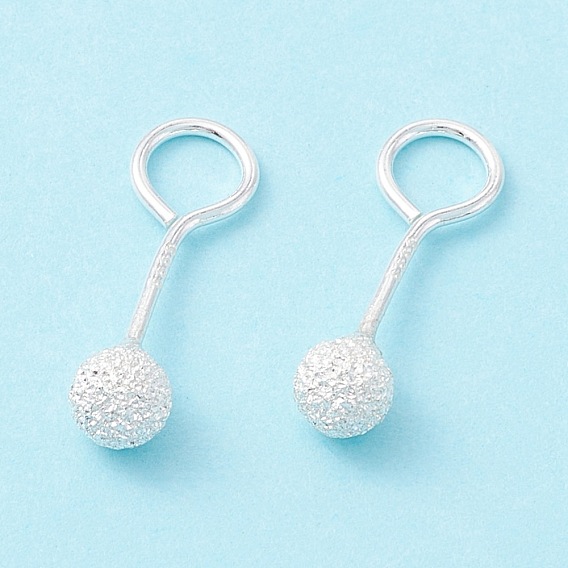 Текстурированный крошечный шарик 999 изящные серебряные серьги-пусеты, изысканные минималистичные серьги для девушек