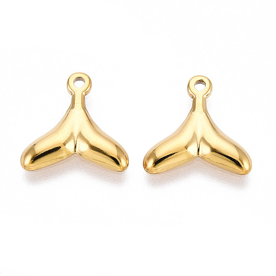 304 прелести нержавеющей стали, очарование рыбий хвост, ионное покрытие (ip)