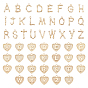 2 Sets 2 Style Alloy Pendants, Mix-shaped